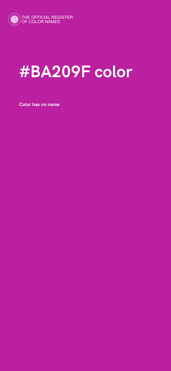 #BA209F color image