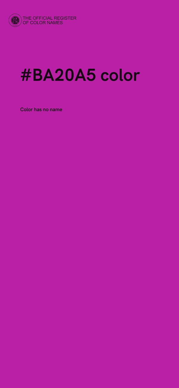 #BA20A5 color image