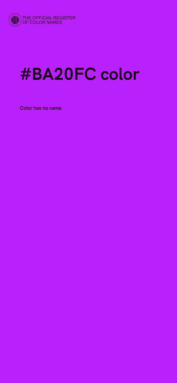 #BA20FC color image