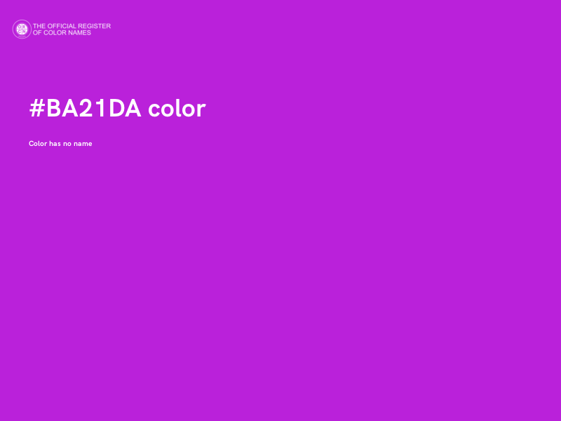 #BA21DA color image