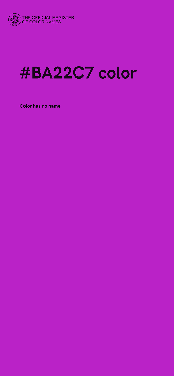 #BA22C7 color image