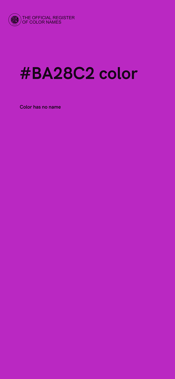 #BA28C2 color image