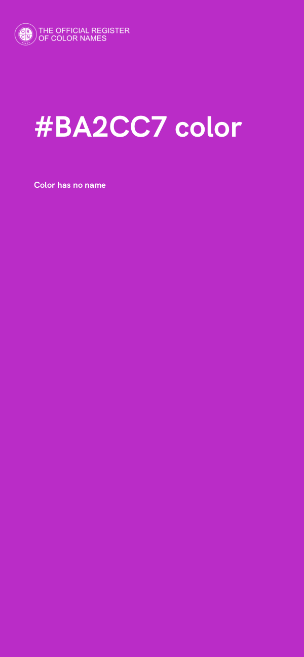 #BA2CC7 color image