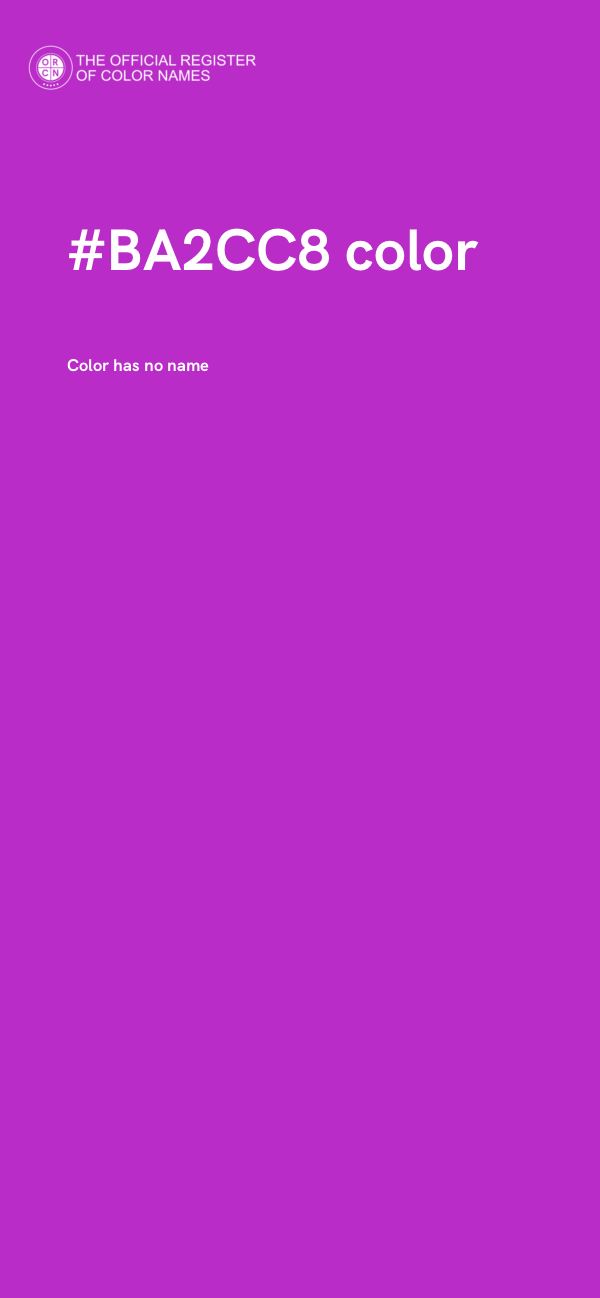 #BA2CC8 color image