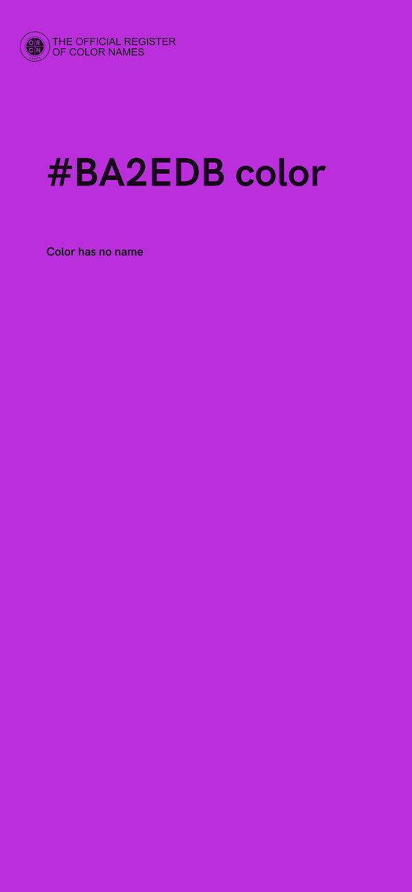 #BA2EDB color image