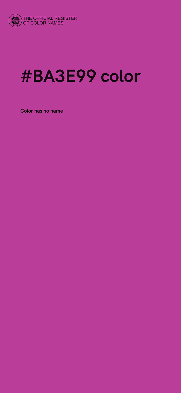 #BA3E99 color image