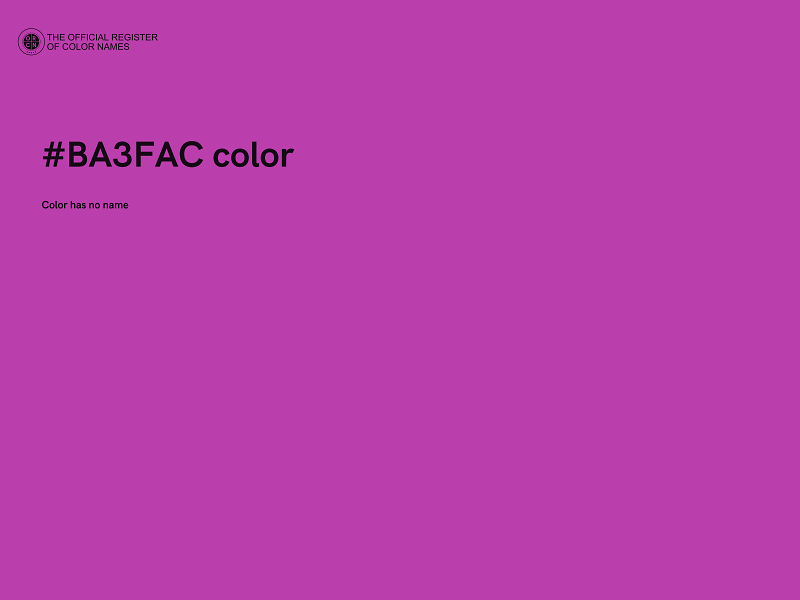 #BA3FAC color image