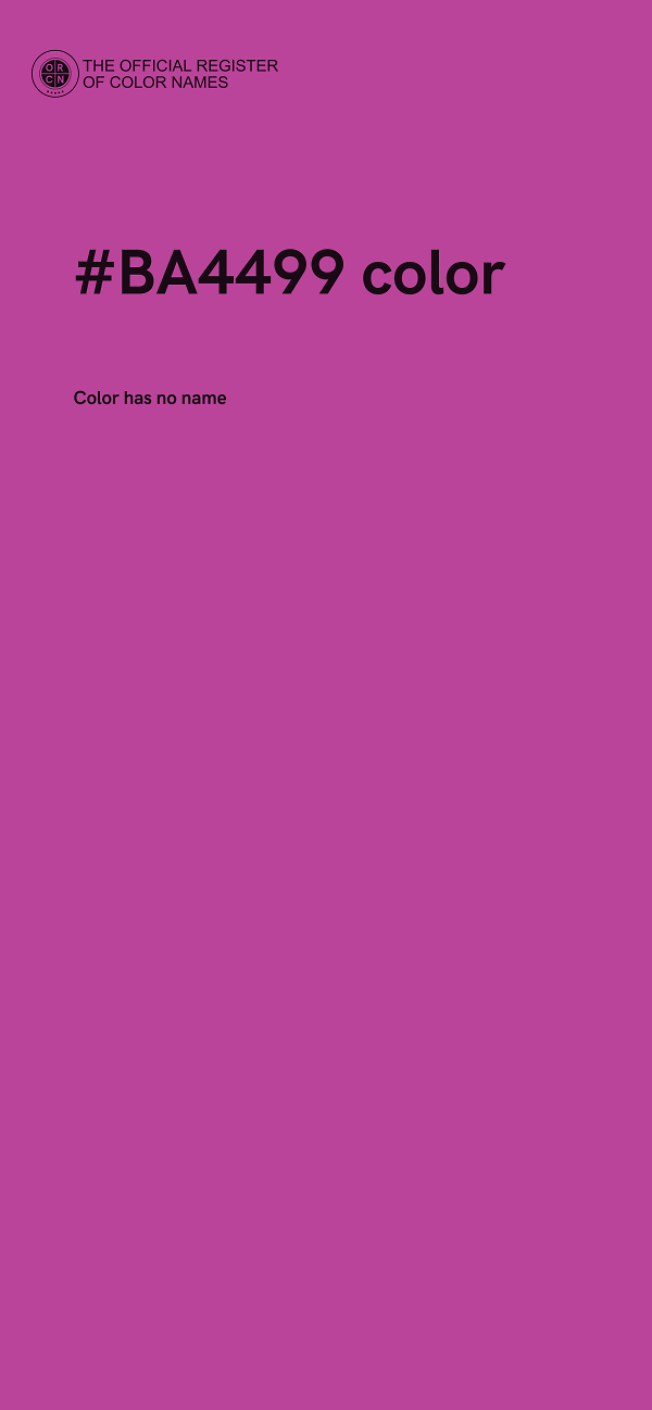 #BA4499 color image