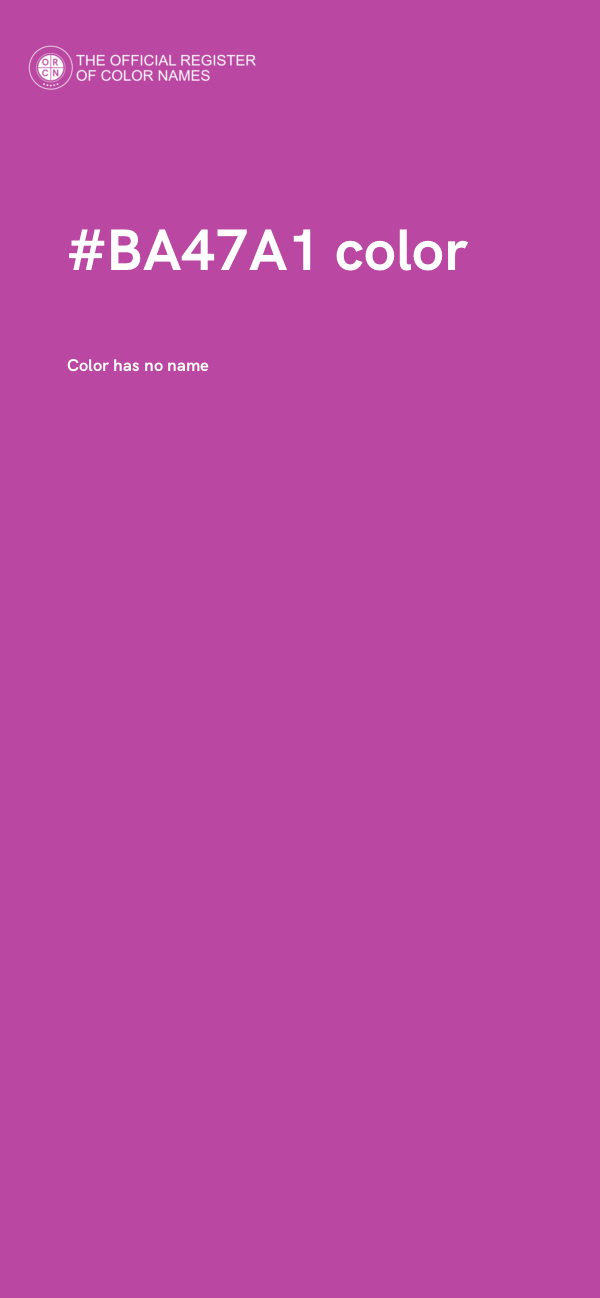 #BA47A1 color image