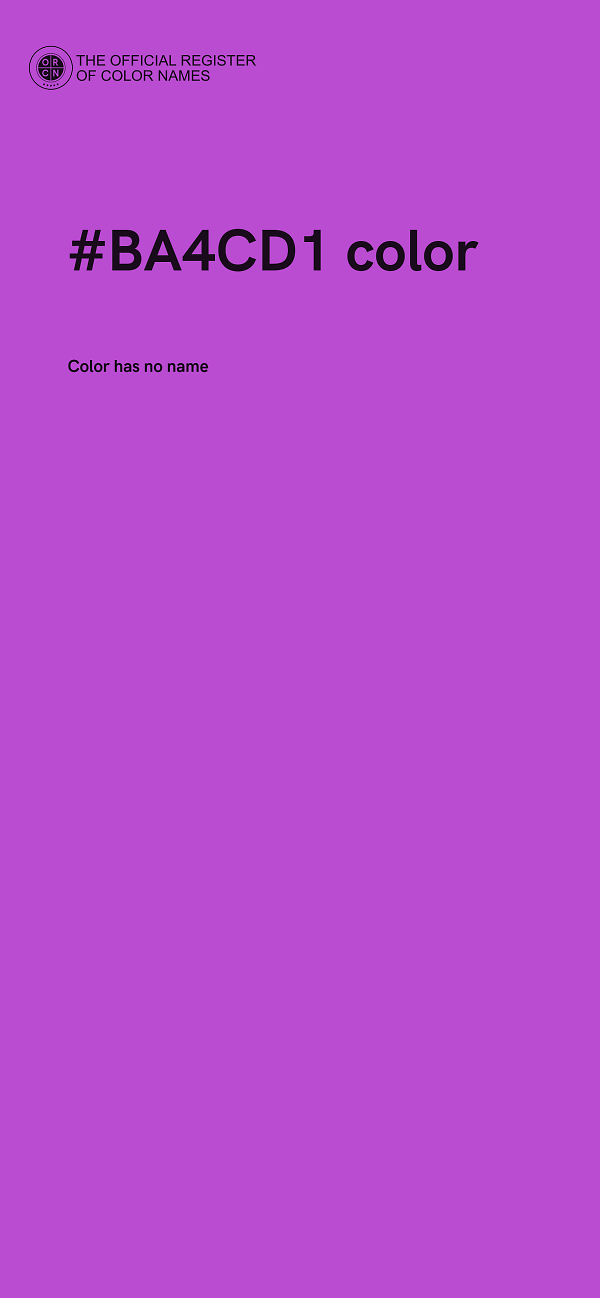 #BA4CD1 color image