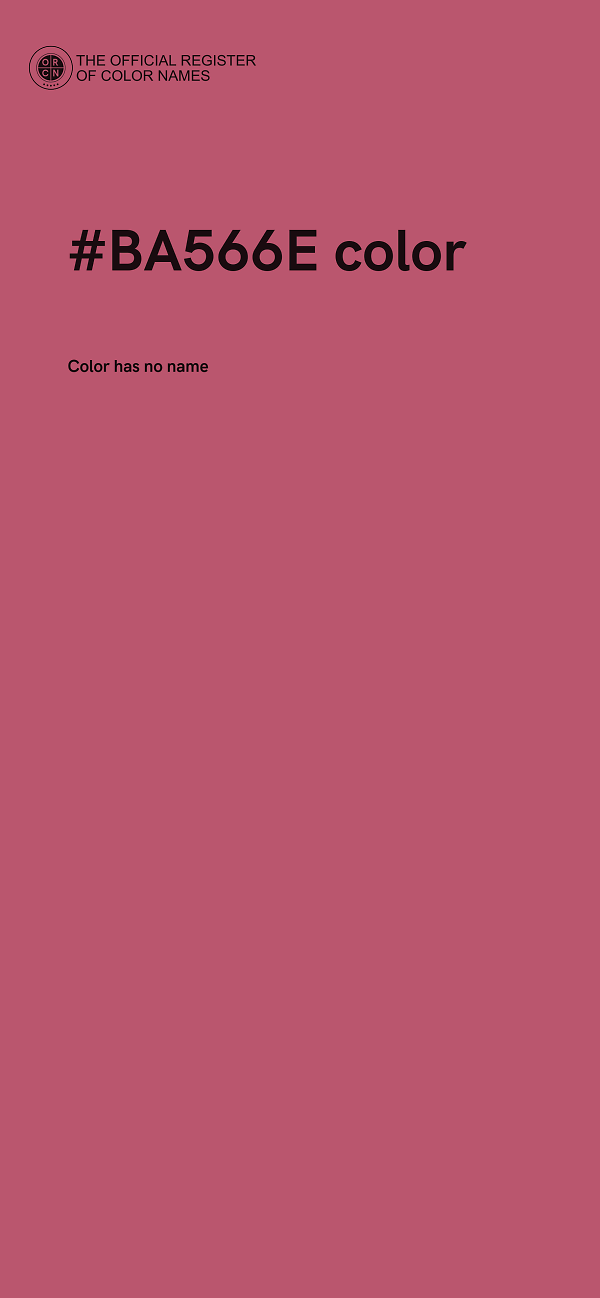 #BA566E color image