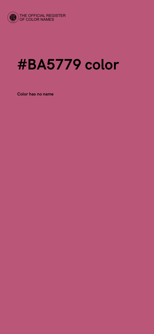 #BA5779 color image