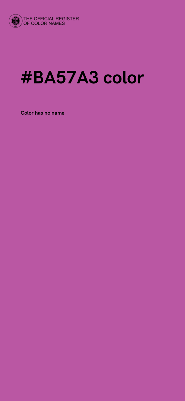 #BA57A3 color image