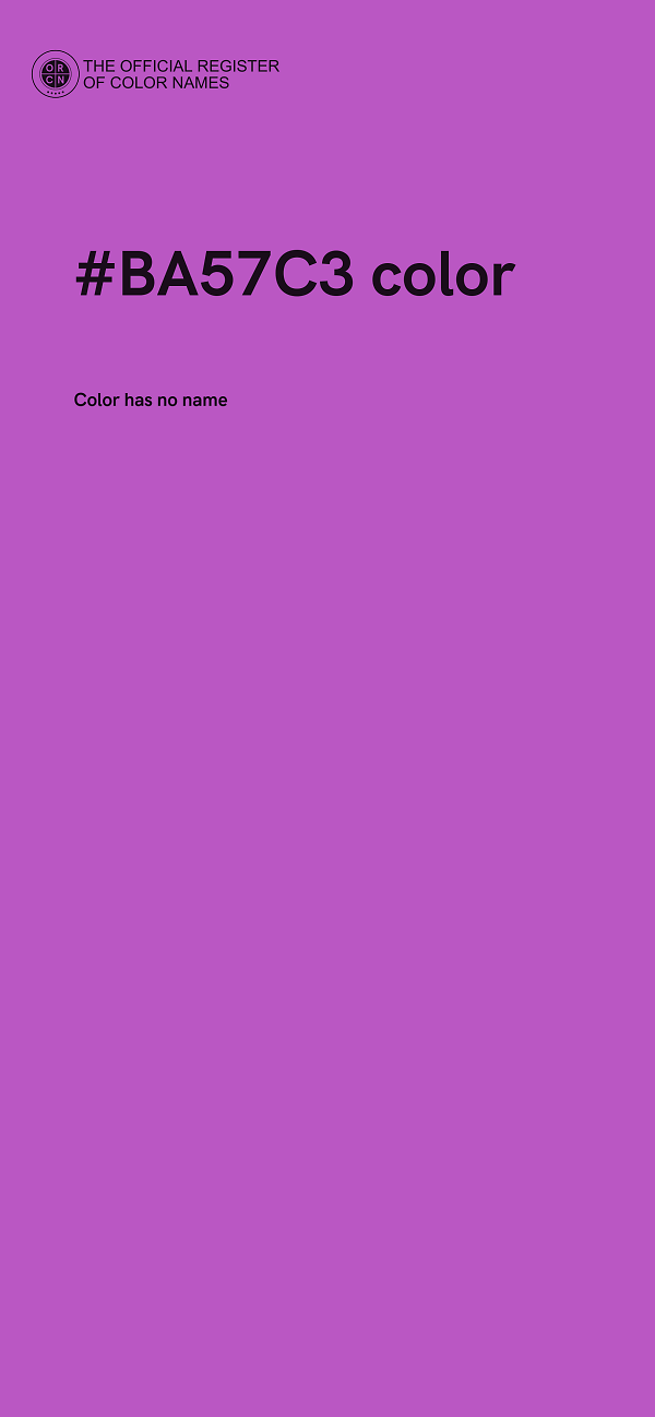 #BA57C3 color image