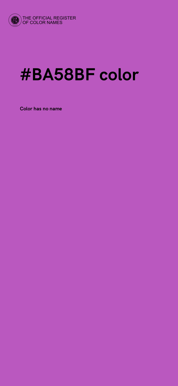 #BA58BF color image