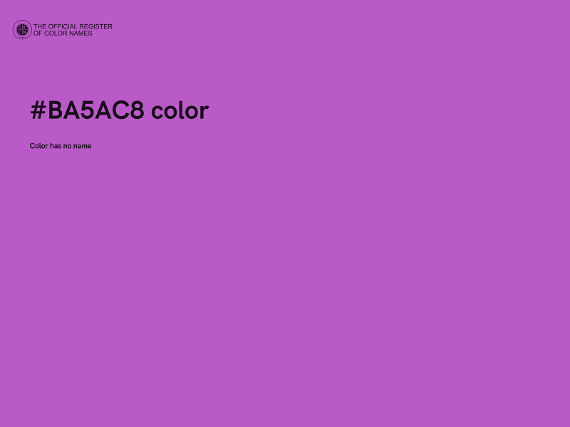 #BA5AC8 color image