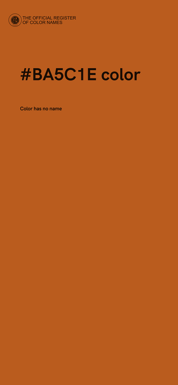 #BA5C1E color image