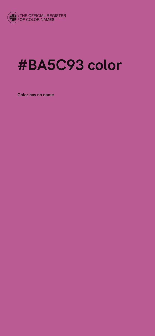 #BA5C93 color image