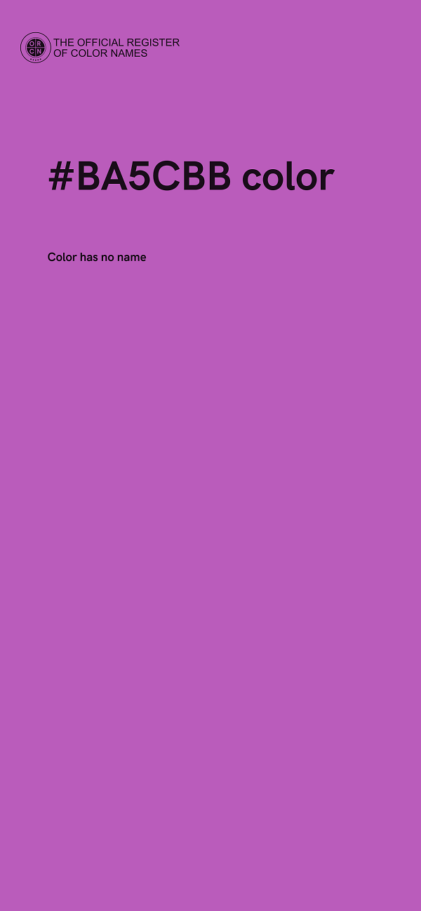 #BA5CBB color image