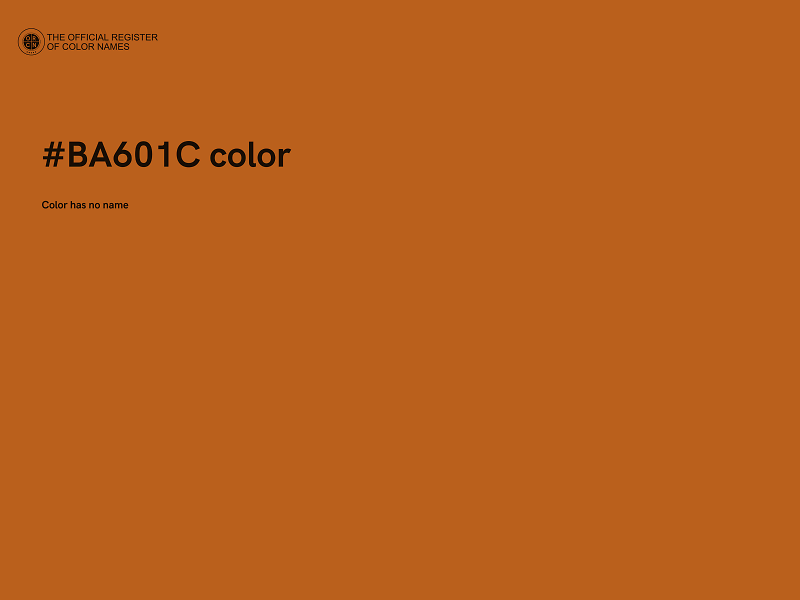 #BA601C color image