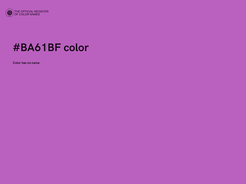 #BA61BF color image