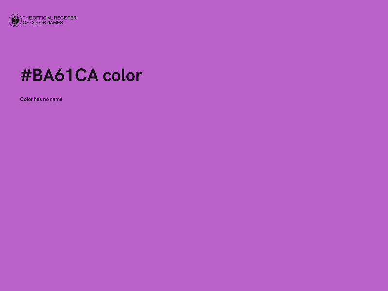 #BA61CA color image