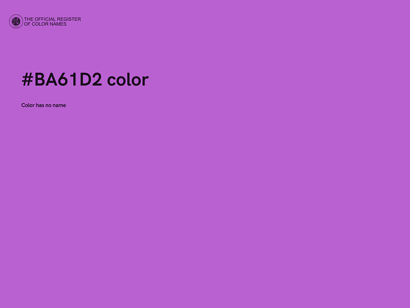 #BA61D2 color image