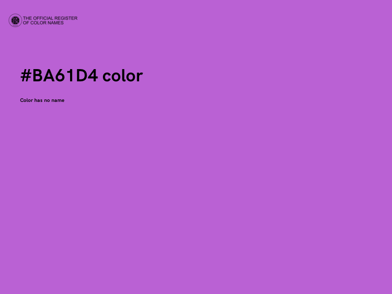 #BA61D4 color image