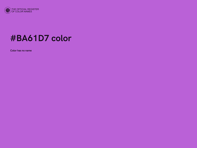 #BA61D7 color image