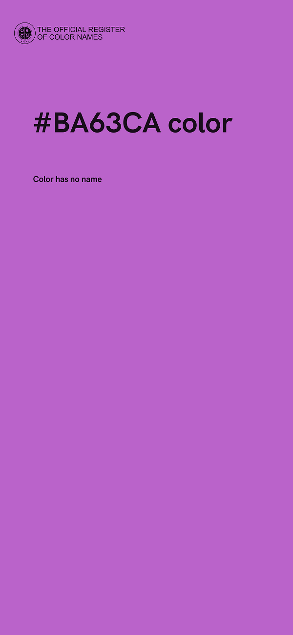 #BA63CA color image