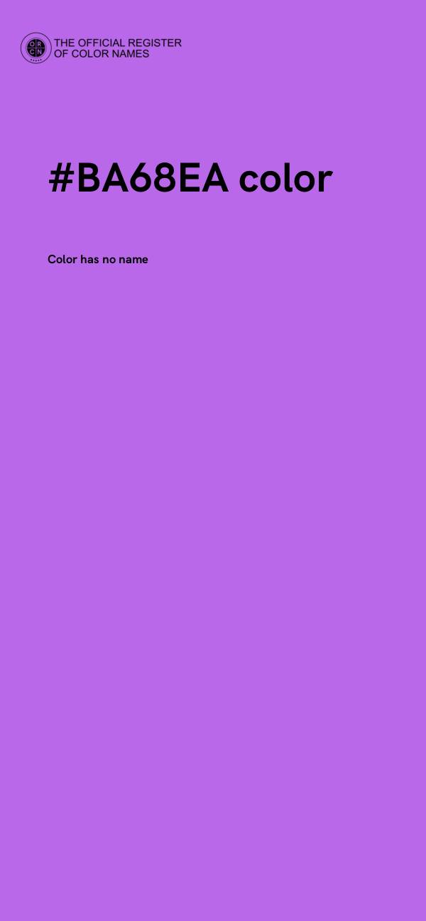#BA68EA color image