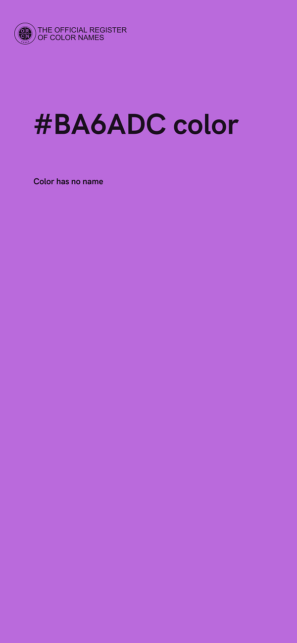 #BA6ADC color image