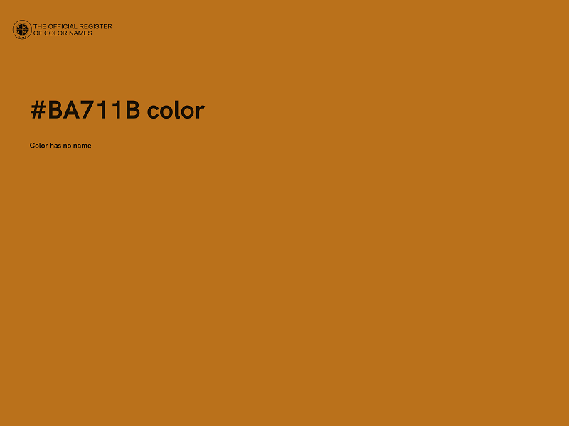 #BA711B color image