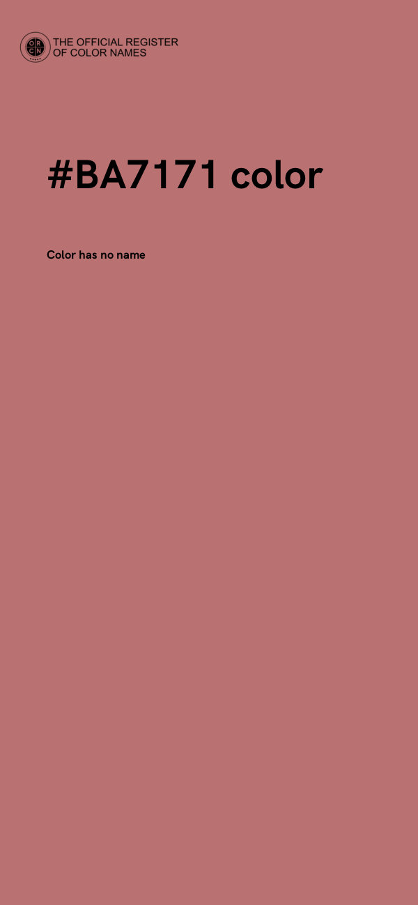 #BA7171 color image