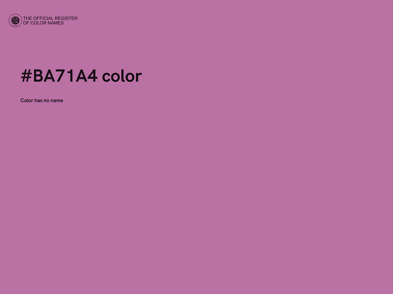 #BA71A4 color image