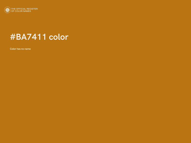 #BA7411 color image