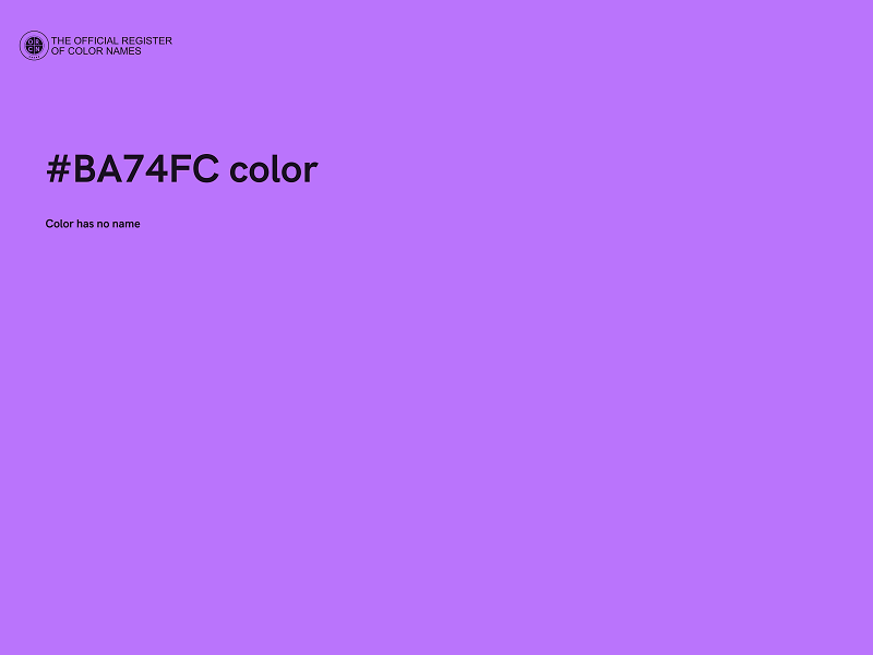 #BA74FC color image