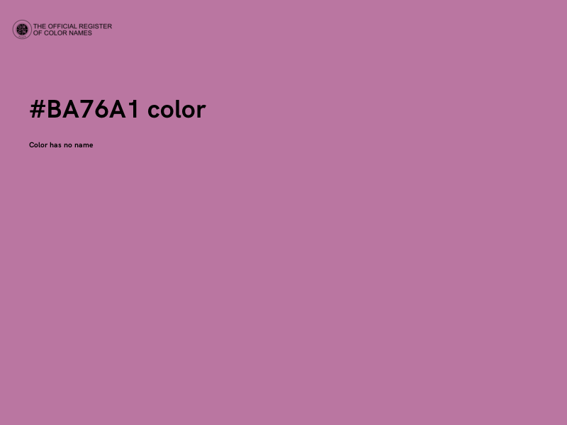 #BA76A1 color image