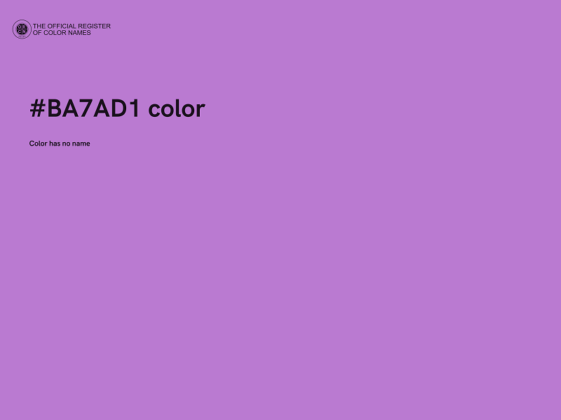 #BA7AD1 color image