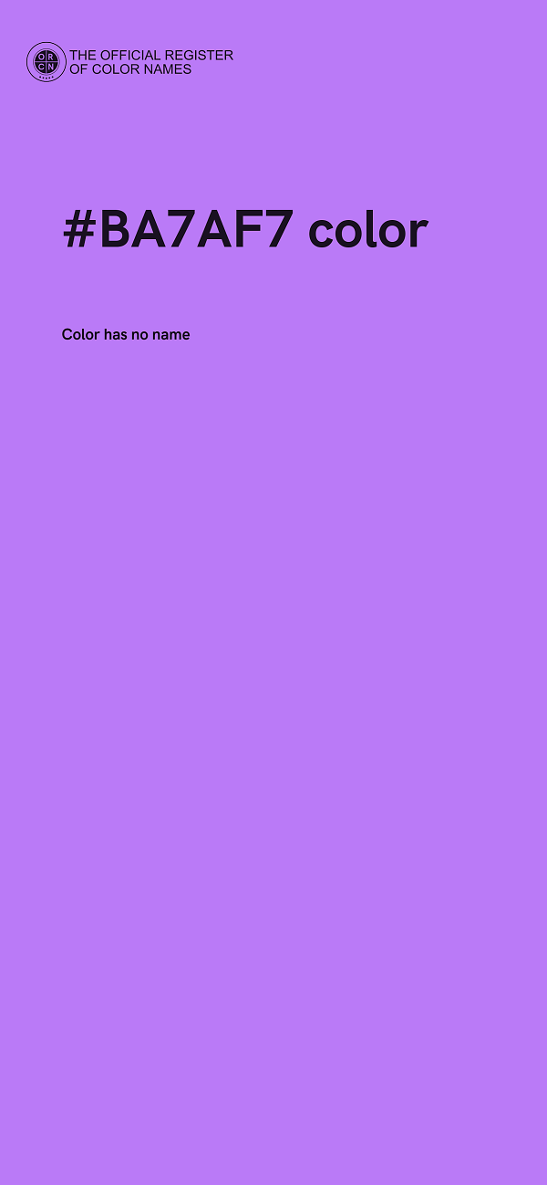 #BA7AF7 color image