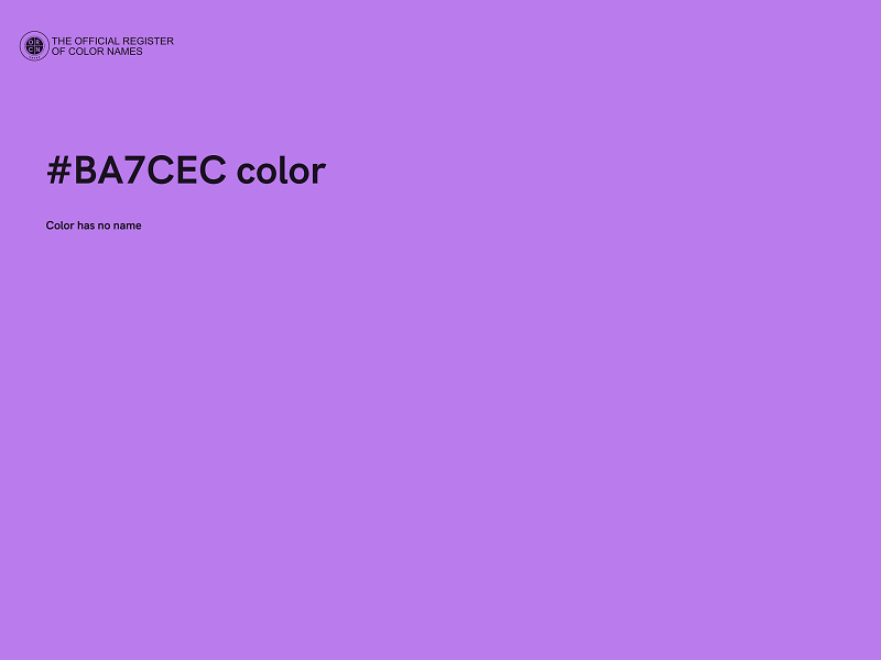 #BA7CEC color image