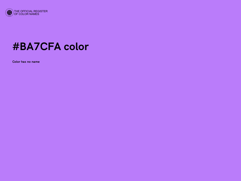 #BA7CFA color image