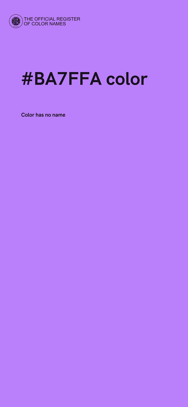 #BA7FFA color image