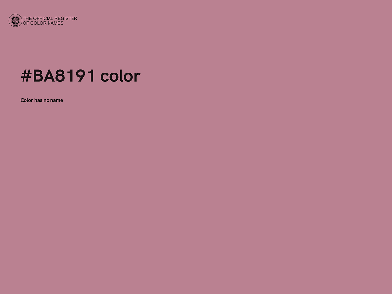 #BA8191 color image