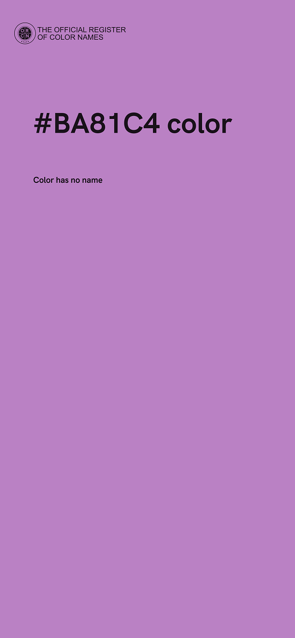 #BA81C4 color image