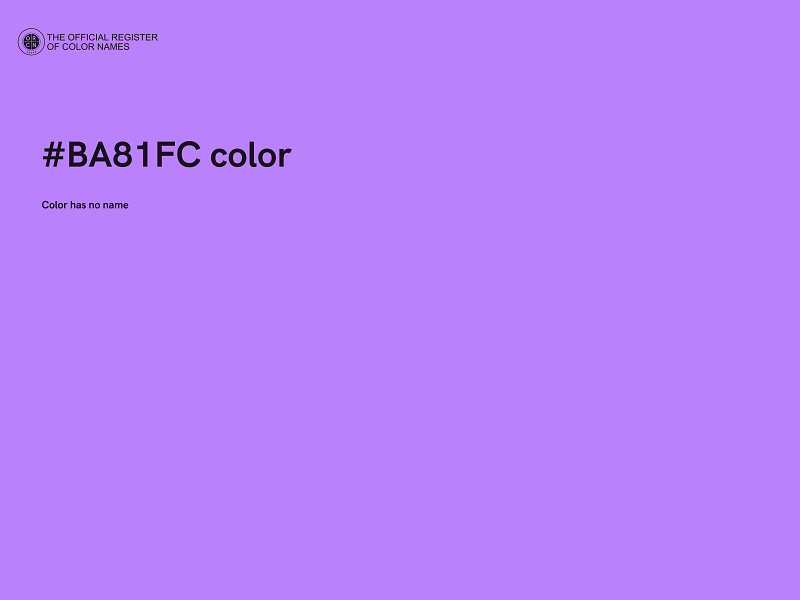 #BA81FC color image