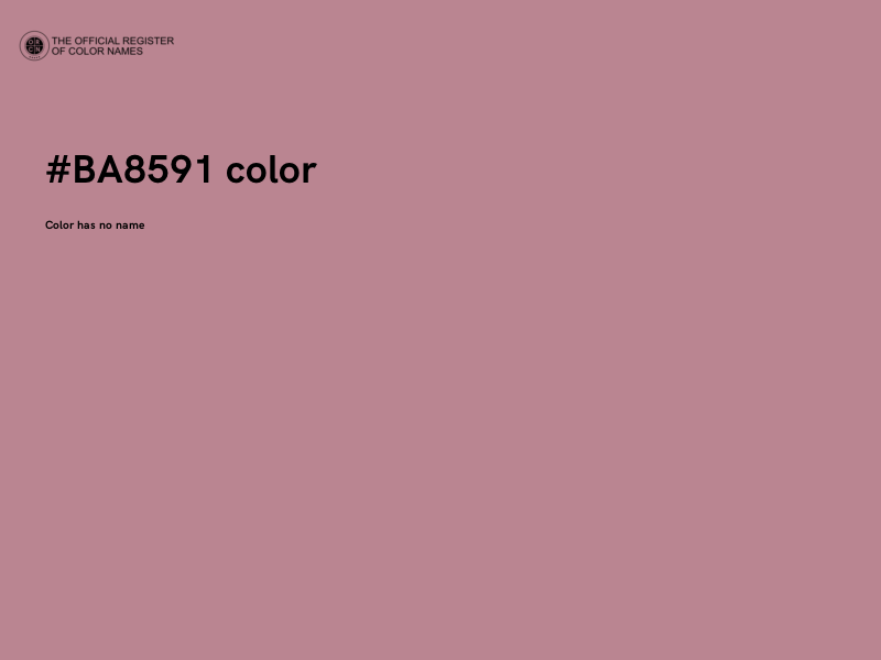 #BA8591 color image