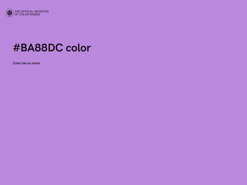 #BA88DC color image