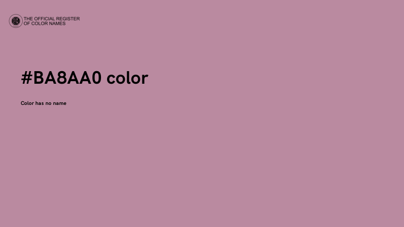 #BA8AA0 color image