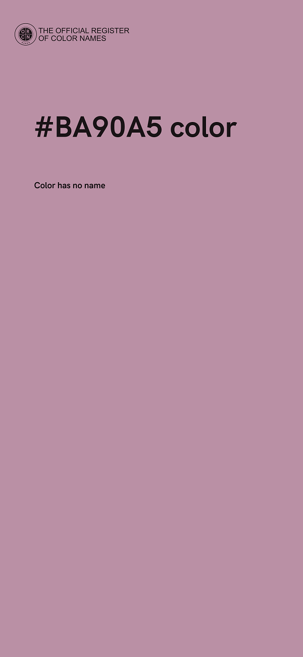 #BA90A5 color image